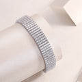 Ultimate 5-Row Moissanite Tennis Bracelet - GRA Certified D Color VVS1 S925 Silver