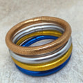 Luminous Glitter Jelly Bangle Set (10 PCS)