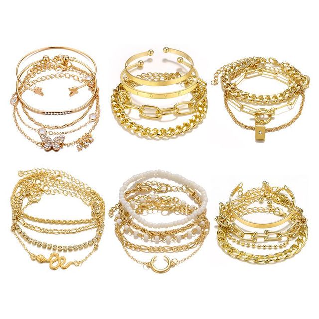 Signature 4-Piece Stack: Tennis, Paperclip & Bangle