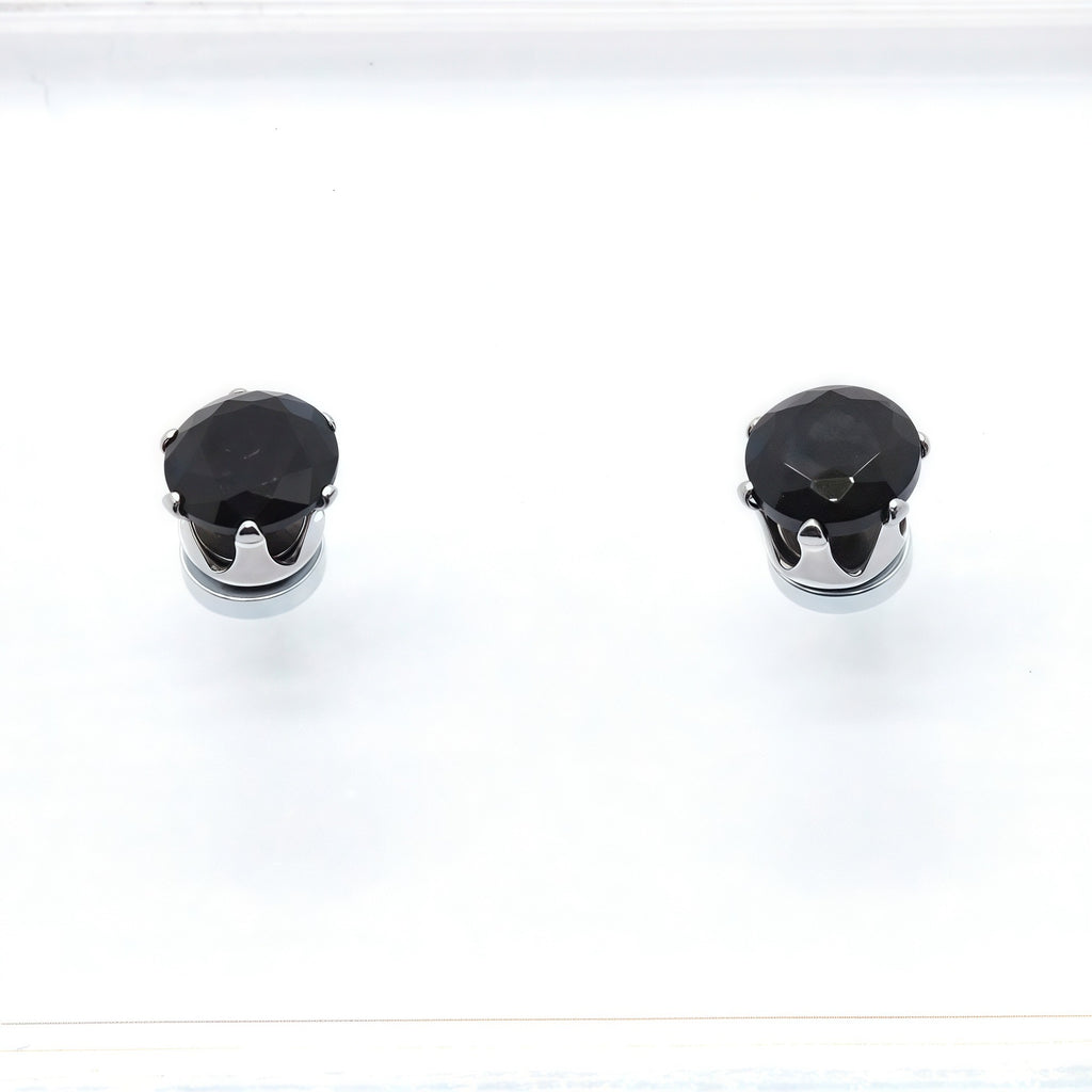 Sparkly Magnetic CZ Ear Clips for Women - Non-Piercing Clip-On Earrings, Hypoallergenic Zircon Stud Ear Cuff, Gift for Women