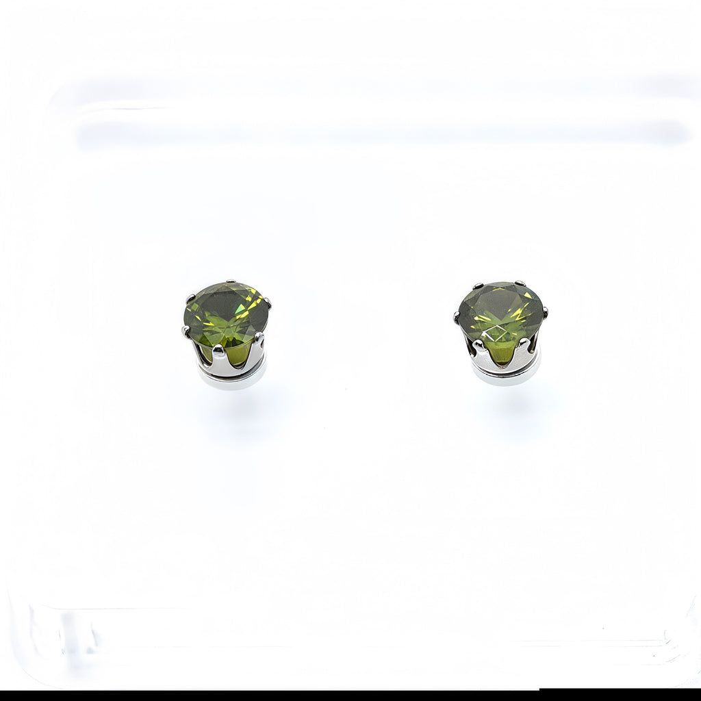 Sparkly Magnetic CZ Ear Clips for Women - Non-Piercing Clip-On Earrings, Hypoallergenic Zircon Stud Ear Cuff, Gift for Women