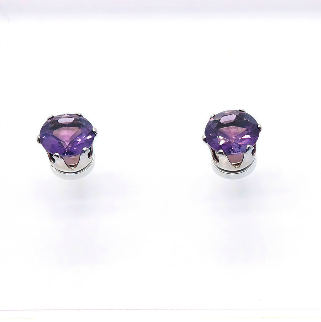 Sparkly Magnetic CZ Ear Clips for Women - Non-Piercing Clip-On Earrings, Hypoallergenic Zircon Stud Ear Cuff, Gift for Women