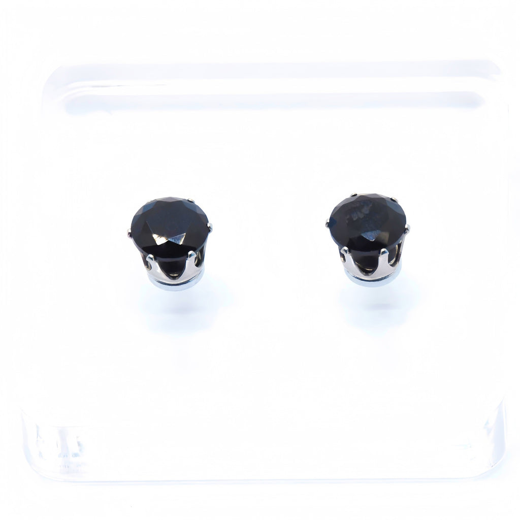 Sparkly Magnetic CZ Ear Clips for Women - Non-Piercing Clip-On Earrings, Hypoallergenic Zircon Stud Ear Cuff, Gift for Women