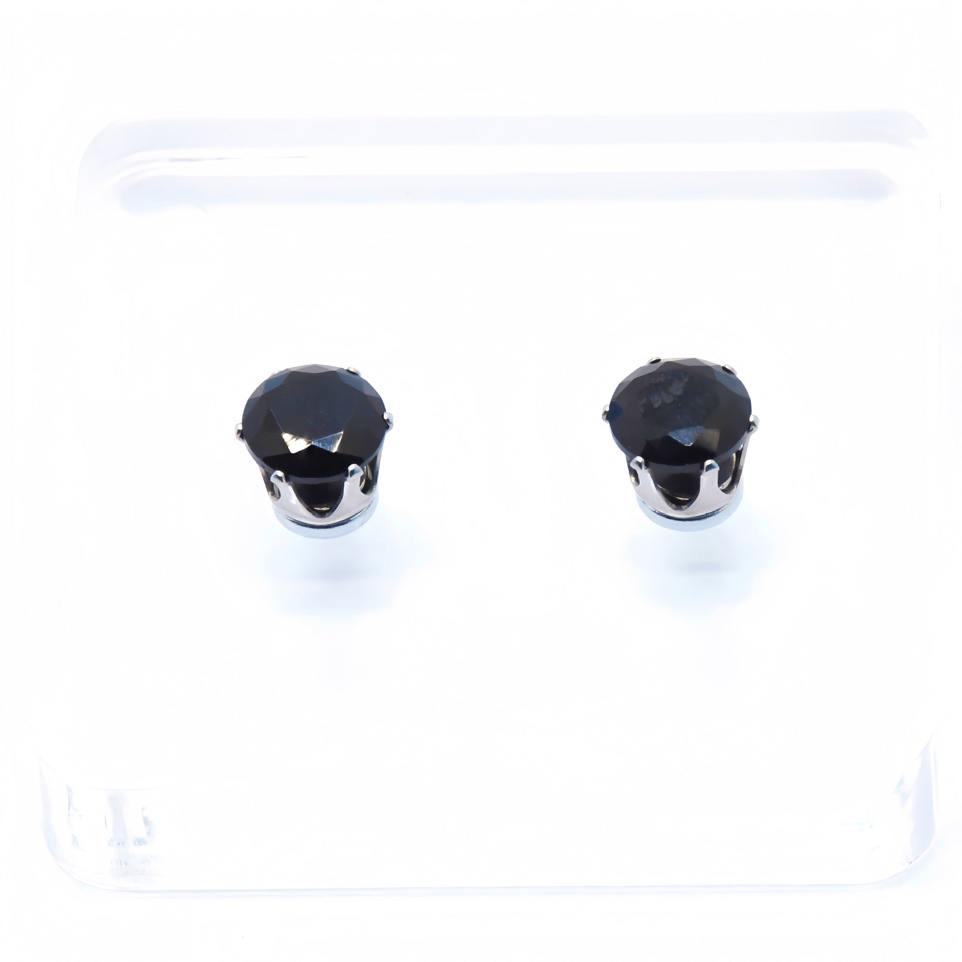 Sparkly Magnetic CZ Ear Clips for Women - Non-Piercing Clip-On Earrings, Hypoallergenic Zircon Stud Ear Cuff, Gift for Women