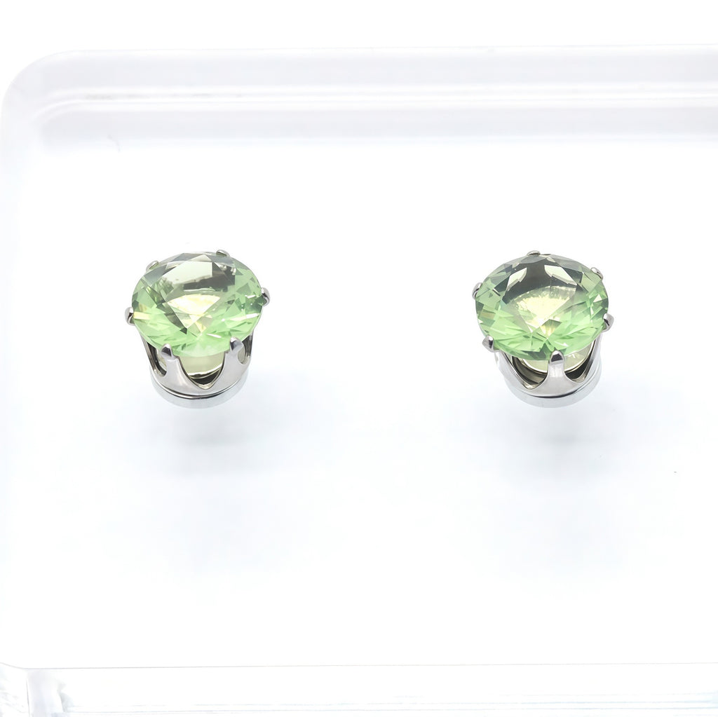 Sparkly Magnetic CZ Ear Clips for Women - Non-Piercing Clip-On Earrings, Hypoallergenic Zircon Stud Ear Cuff, Gift for Women