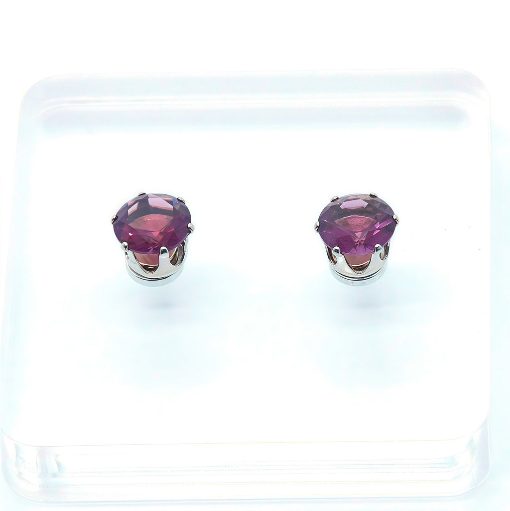 Sparkly Magnetic CZ Ear Clips for Women - Non-Piercing Clip-On Earrings, Hypoallergenic Zircon Stud Ear Cuff, Gift for Women