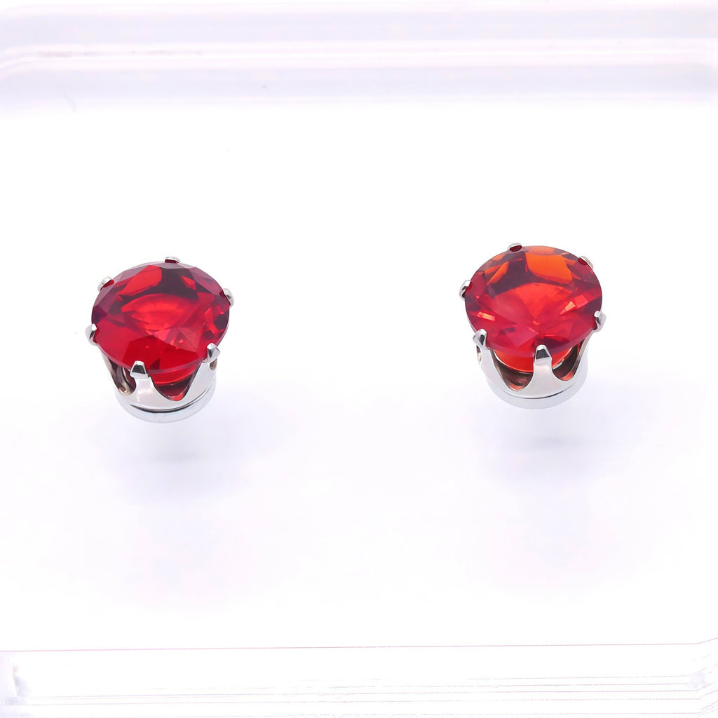 Sparkly Magnetic CZ Ear Clips for Women - Non-Piercing Clip-On Earrings, Hypoallergenic Zircon Stud Ear Cuff, Gift for Women